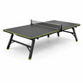Mesa de ping-pong de MDF y acero 274x152.5x76 cm negro y verde