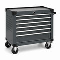 Carro de herramientas de metal con 6 cajones y ruedas 85x70x35 cm